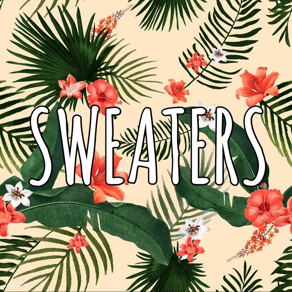 sweaters! 🍃💐